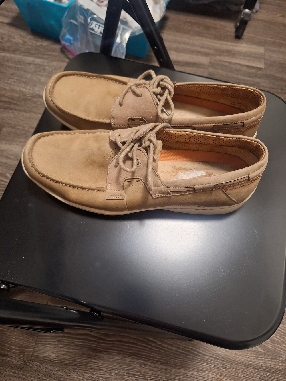 Men's Lace-Up Boat Shoes in Light Brown